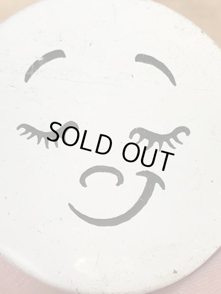 Creative Houseのスマイルの70年代ビンテージ缶バッジ