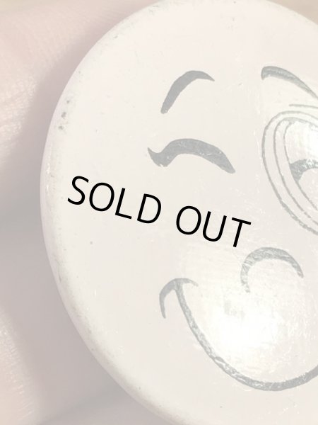 Creative Houseのスマイルの70年代ビンテージ缶バッジ