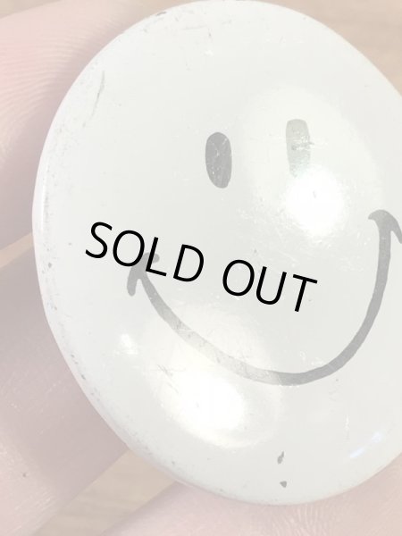 “Creative House”のスマイルの70年代ビンテージ缶バッジ