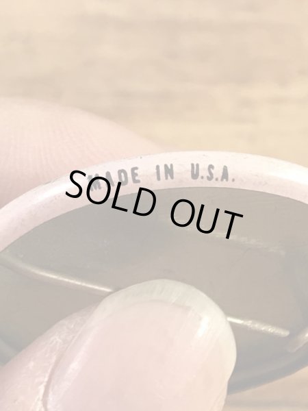 Creative Houseのスマイルフェイスの70’sヴィンテージ缶バッチ