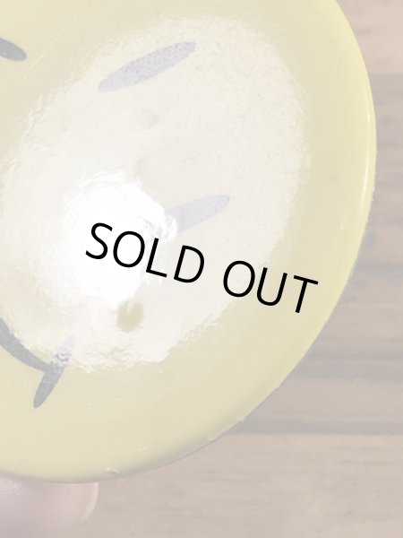 スマイルの金属製の80年代〜ビンテージ缶バッジ