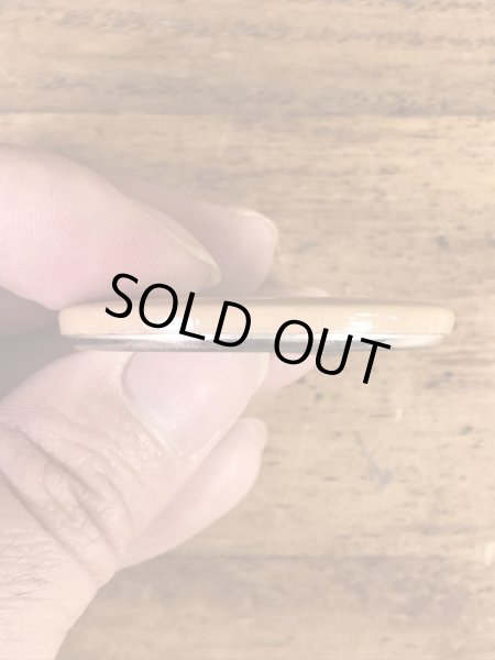 “Denhams”のスマイルフェイスの70’sヴィンテージ缶バッチ