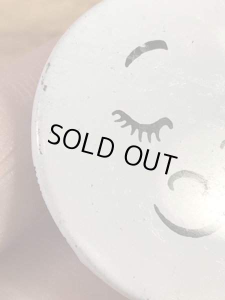 Creative Houseのスマイルの70年代ビンテージ缶バッジ