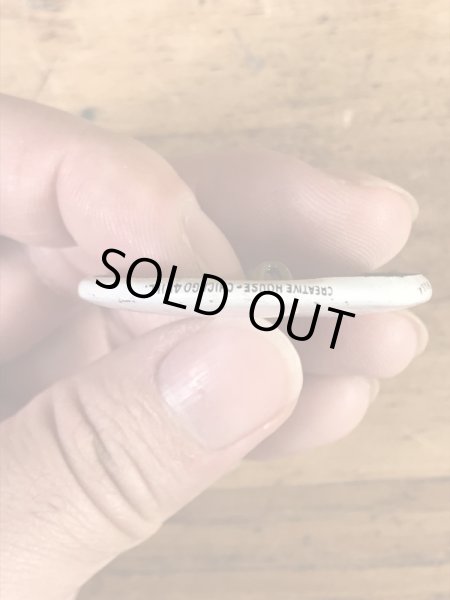 Creative Houseのスマイルフェイスの70’sヴィンテージ缶バッチ