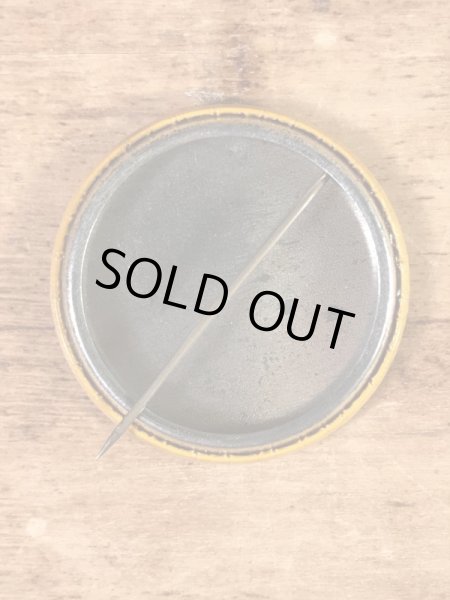 “Happiness Is Cic More Sales & Profits”と書かれたスマイルフェイスの70’sヴィンテージ缶バッチ