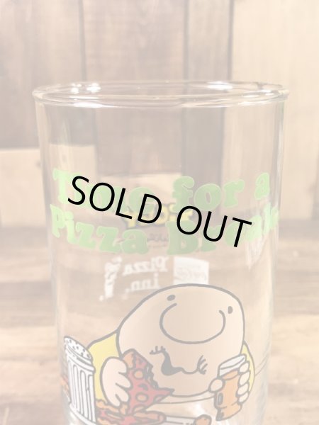 Pizza Innから配布されたジギーの70年代ビンテージガラスコップ