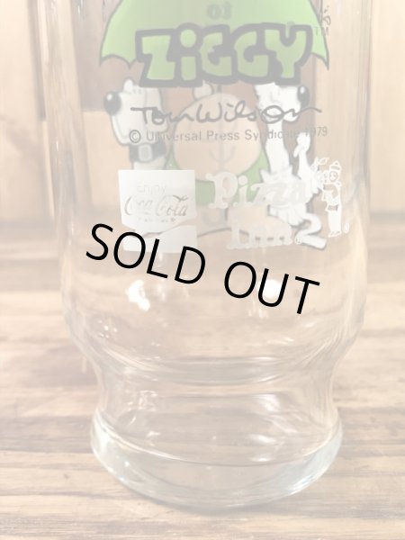 Pizza Innから配布されたZiggyの70'sヴィンテージグラス