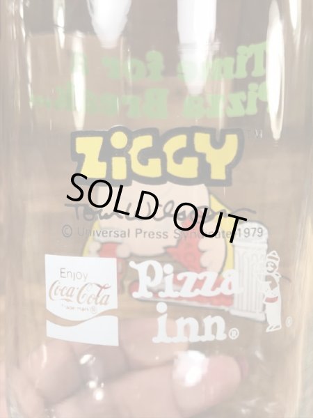 Pizza Innから配布されたジギーの70年代ビンテージガラスコップ