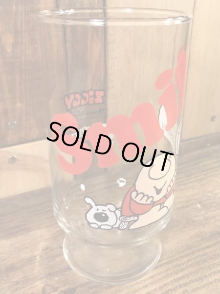 Pizza Innから配布されたジギーの70年代ビンテージガラスコップ