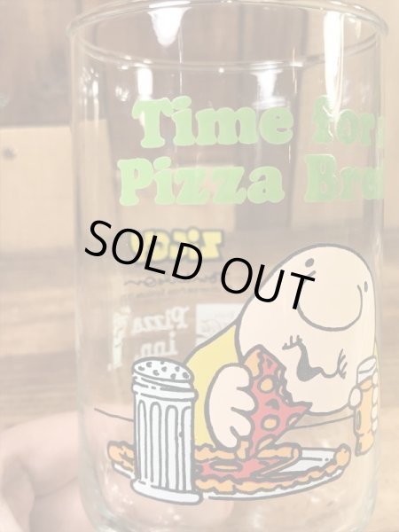 Pizza Innから配布されたジギーの70年代ビンテージガラスコップ