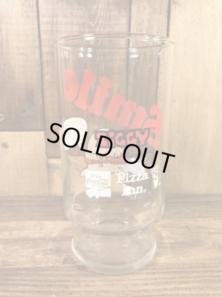 Pizza Innから配布されたジギーの70年代ビンテージガラスコップ