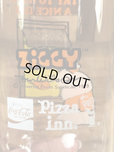 Pizza Innから配布されたジギーの70年代ビンテージガラスコップ