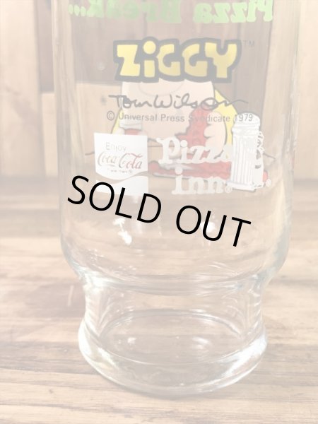 Pizza Innから配布されたZiggyの70'sヴィンテージグラス