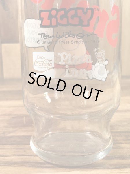 Pizza Innから配布されたZiggyの70'sヴィンテージグラス