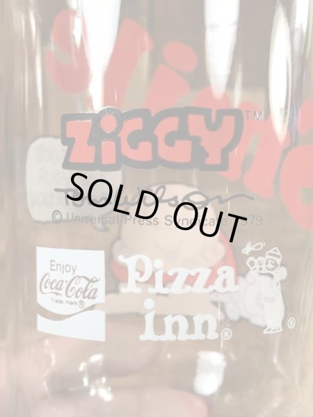 Pizza Innから配布されたジギーの70年代ビンテージガラスコップ