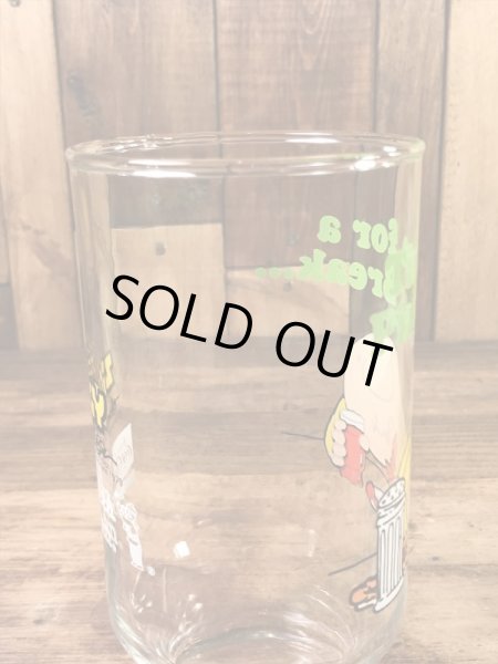 Pizza Innから配布されたジギーの70年代ビンテージガラスコップ