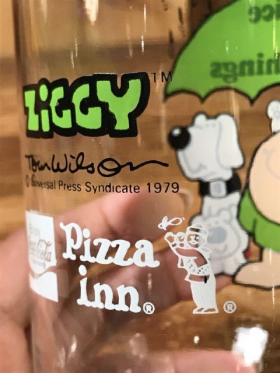 画像2: Pizza Inn Ziggy “Be Nice to Little Things” Glass　ジギー　ビンテージ　グラス　ガラスコップ　70年代