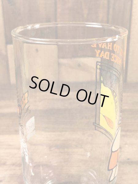 Pizza Innから配布されたジギーの70年代ビンテージガラスコップ