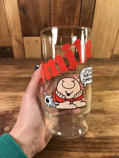 画像3: Pizza Inn Ziggy “Smile” Glass　ジギー　ビンテージ　グラス　ガラスコップ　70年代