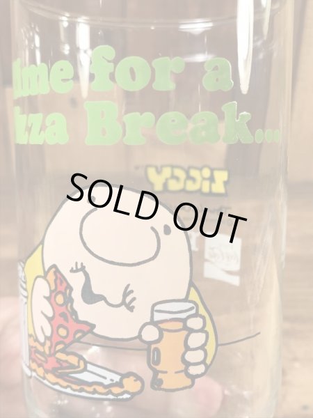 Pizza Innから配布されたZiggyの70'sヴィンテージグラス