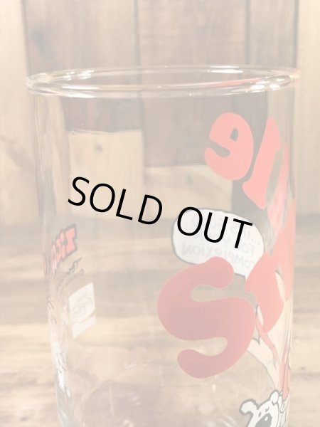 Pizza Innから配布されたジギーの70年代ビンテージガラスコップ