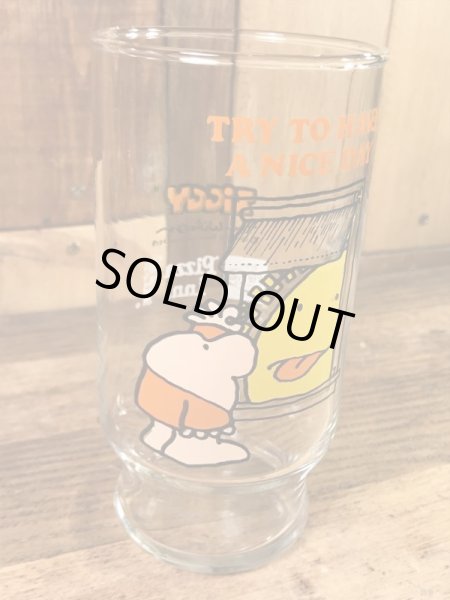 Pizza Innから配布されたジギーの70年代ビンテージガラスコップ