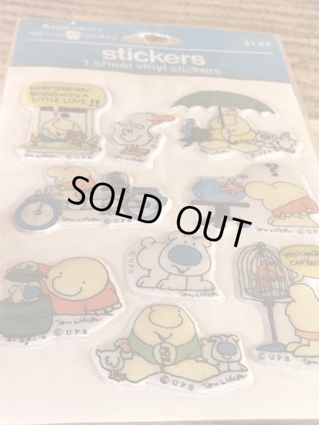 American Greetings社製のジギーの80年代ビンテージプクプクシール