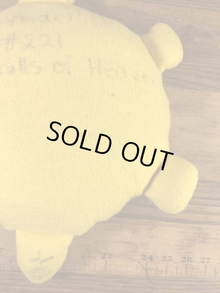 フラワー柄の亀の70’sヴィンテージプラッシュドール