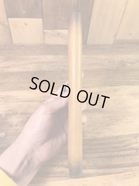 花とカメが描かれたヒッピーの70年代ビンテージ革財布