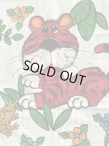 画像13: Cannon “Funny Tiger” Cotton Towel　タイガー　ビンテージ　タオル　70年代 (13)