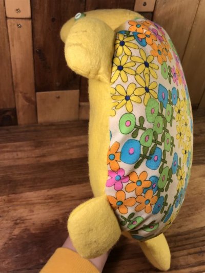 画像2: Flower Turtle Cushion Plush Doll　フラワータートル　ビンテージ　クッションドール　花柄　70年代