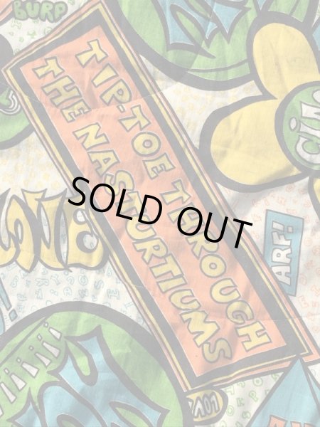 ヒッピー調の総柄の70年代ビンテージスリーピングバッグ