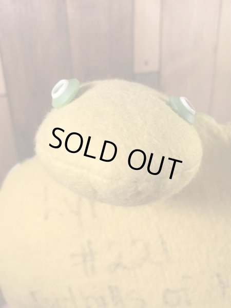 フラワー柄の亀の70’sヴィンテージプラッシュドール