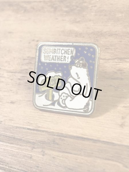 アラスカのスーベニア物の70~80’sヴィンテージピンズ