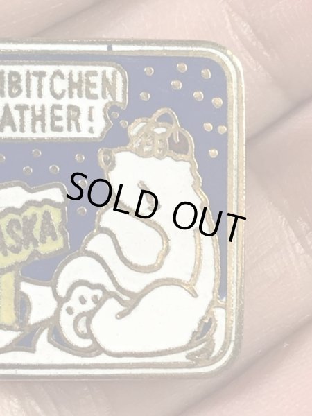 アラスカのスーベニア物の70~80’sヴィンテージピンズ