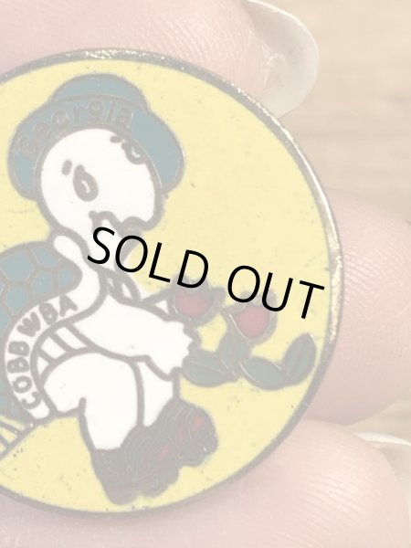 Georgia Cobb WBAのカメの70〜80’sヴィンテージピンバッジ