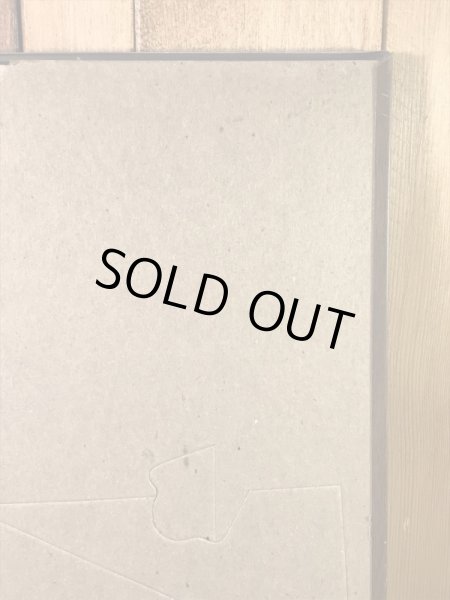 メッセージが書かれたヒッピーアートの70年代ビンテージピクチャーフレーム