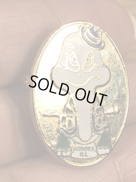 アメリカイリノイ州オーロラのカメの70〜80年代ビンテージメタルバッジ