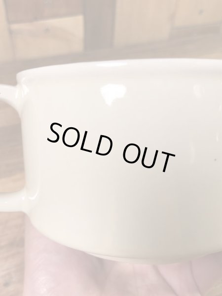 ベジタブルの柄のセラミック製の70’sヴィンテージスーパーマグ