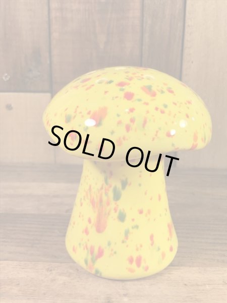 マーブル色のキノコの70’sヴィンテージペッパーシェイカー