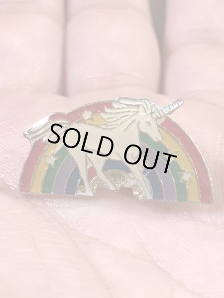 レインボーとユニコーンの70〜80’sヴィンテージエナメルピンズ