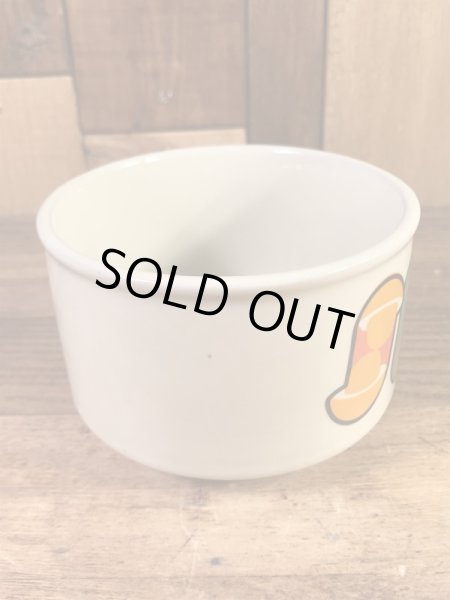 ベジタブルの柄のセラミック製の70’sヴィンテージスーパーマグ