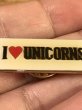 I Love Unicornと書かれた70~80’sヴィンテージエナメルピンズ