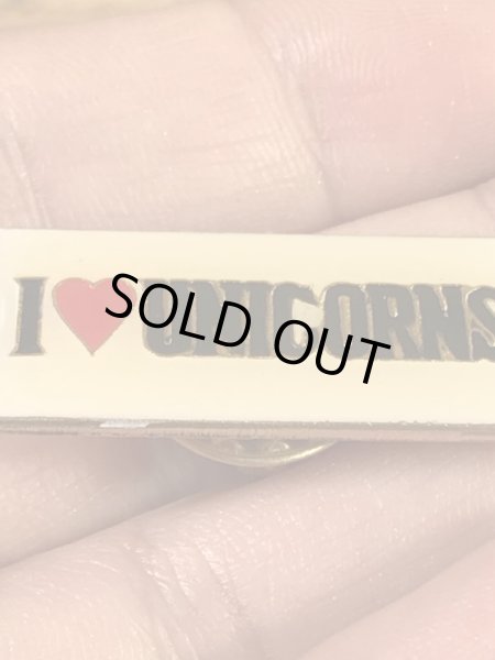 I Love Unicornと書かれた70~80’sヴィンテージエナメルピンズ