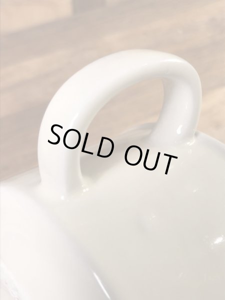 ベジタブルの柄のセラミック製の70’sヴィンテージスーパーマグ