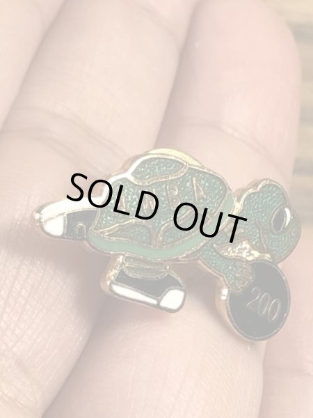 アメリカン女子ボーリング協会のカメの70年代ビンテージピンバッジ