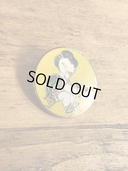 ワールドベースボールアソシエーションのカメの70〜80年代ビンテージメタルバッジ