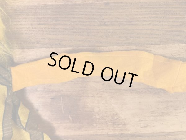 ヒッピー調のモンスターの70年代ビンテージパペットドール