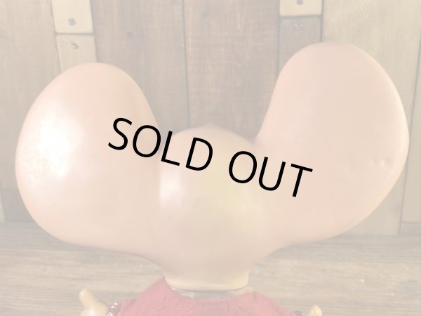 チアリーダーのフロリダマウスの70年代ビンテージ貯金箱