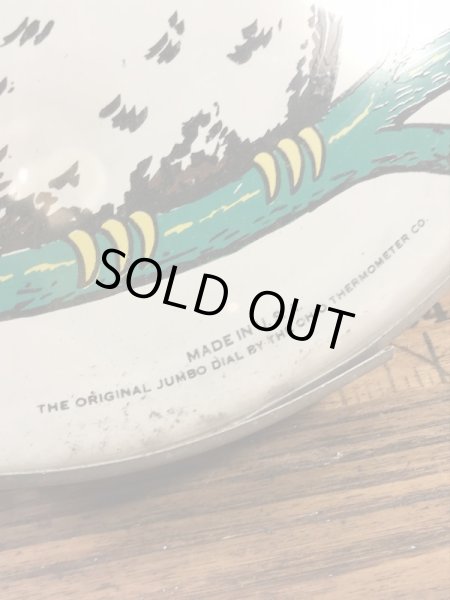 The Original Jumbo Dial社製のフクロウの70’sヴィンテージ湿度計